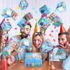 BABORUI Birthday Surprise Box Gift Box for Money, Happy Birthday Surprise Gift Box Explosion with Confetti, Seeroze Exploding Gift Box for Men Women Kids(Blue) view 2