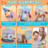 BABORUI Birthday Surprise Box Gift Box for Money, Happy Birthday Surprise Gift Box Explosion with Confetti, Seeroze Exploding Gift Box for Men Women Kids(Blue) view 4