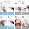 HoEase 2 Pack Suction Grab Bars for Shower and Bathtubs, Shower Grab Bars for Elderly, Heavy Duty Suction Cup Grab Bar, Shower Safety Bars Suction, Tub Grab Bar, Bathtub Handle, Handrails for Seniors view 3