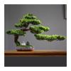 Artificial Bonsai Chinese Style Simulation Welcoming Pine Bonsai Landscape Green Plants Indoor Pine Bonsai Tree Decorations Fake Plant Decoration view 1