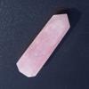 AAKOMA 10pc Natural Rose Quartz Single Terminated Crystal Points Tower 60MM-70MM Suitable for Home view 1