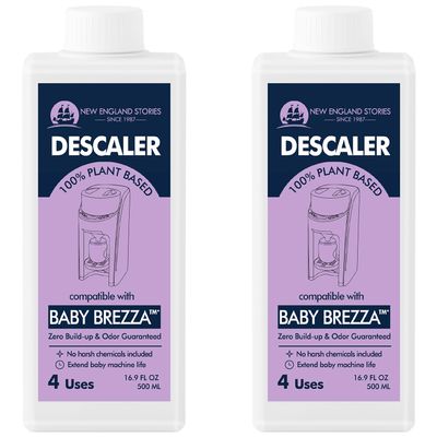New England Stories Baby Brezza Compatible Descaler 33.8 Fl Oz, Universal Cleaner Solution for Baby Brezza and Other Baby appliances, Remove Build-up Extends Machines lifespan