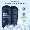 DISONCARE Insulin Cooler Travel Case Medicine Organizer Diabetic Medication Bag for Insulin Pens and Other Diabetes Supplies with 2 Ice Packs, Insulation Liner, and Medical Card view 4