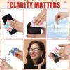 Copkim 24 Pcs Flower Eyeglasses Cleaning Cloths Lens Cleaning Cloths Reusable Soft Microfiber Glasses Tools for Eyeglasses Camera Lens Cell Phone Screen 6 x 6 Inches view 4