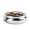 Sunsets Lake Horses Print Round Pill Box 3 Compartment Medicine Pill Case Portable Pill Container for Daily Medicine Supplement Vitamin view 3