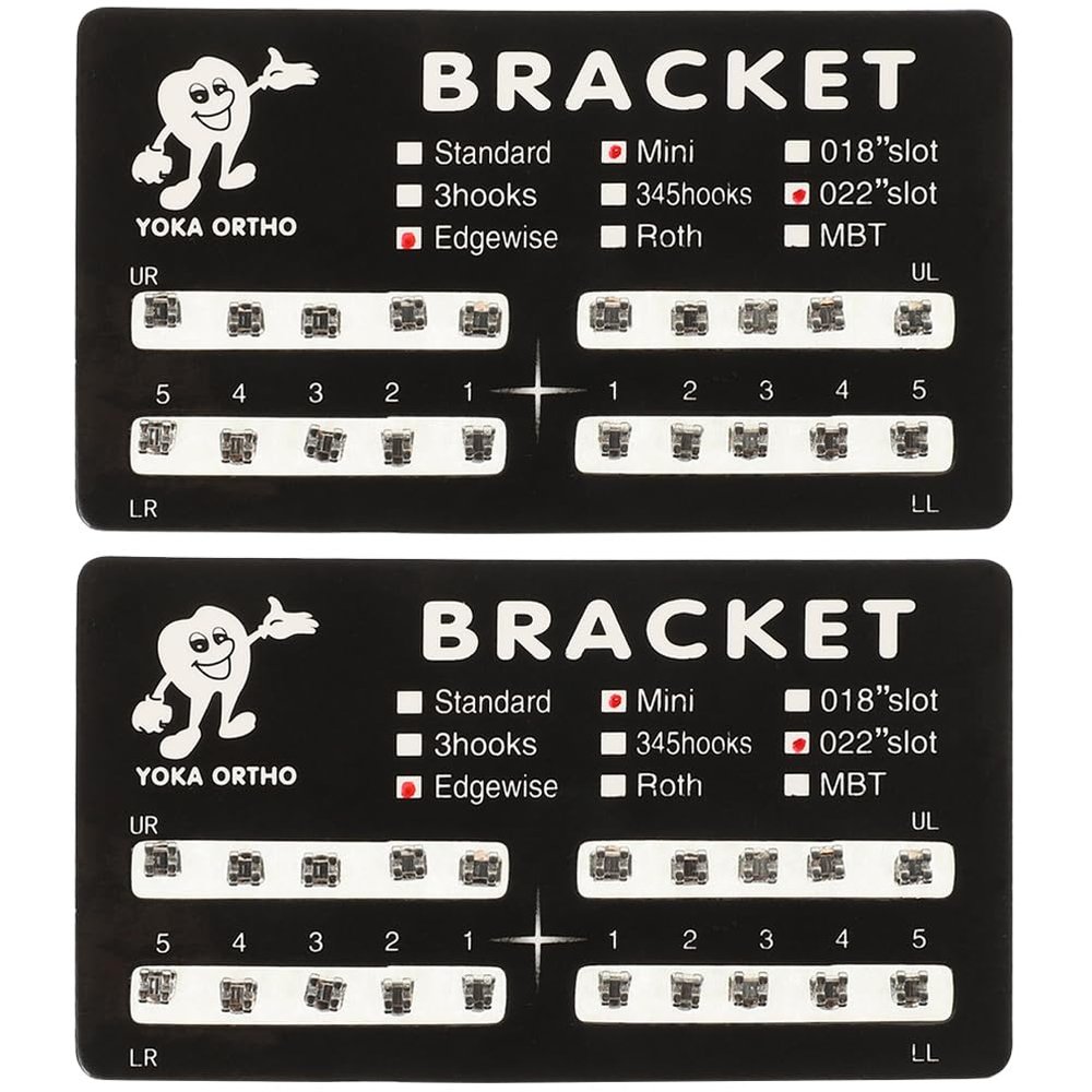 40Pcs Brackets Orthodontic Brackets Stainless Steel Holder Accessories for Orthodontic