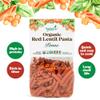 Food to Live Organic Red Lentil Penne Pasta, 8.8 OZ (Pack of 6)  Non-GMO, Single Ingredient. No Additives. No Major Allergens. Good Source of Plant Based Protein and Fiber. Made in Italy view 4