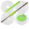 4 Pack Mop Head Spin Mop Replacement Head Round Shape Standard Size Microfiber Mop Head Refills with 360 Magic Mop Easy Cleaning (B) view 1