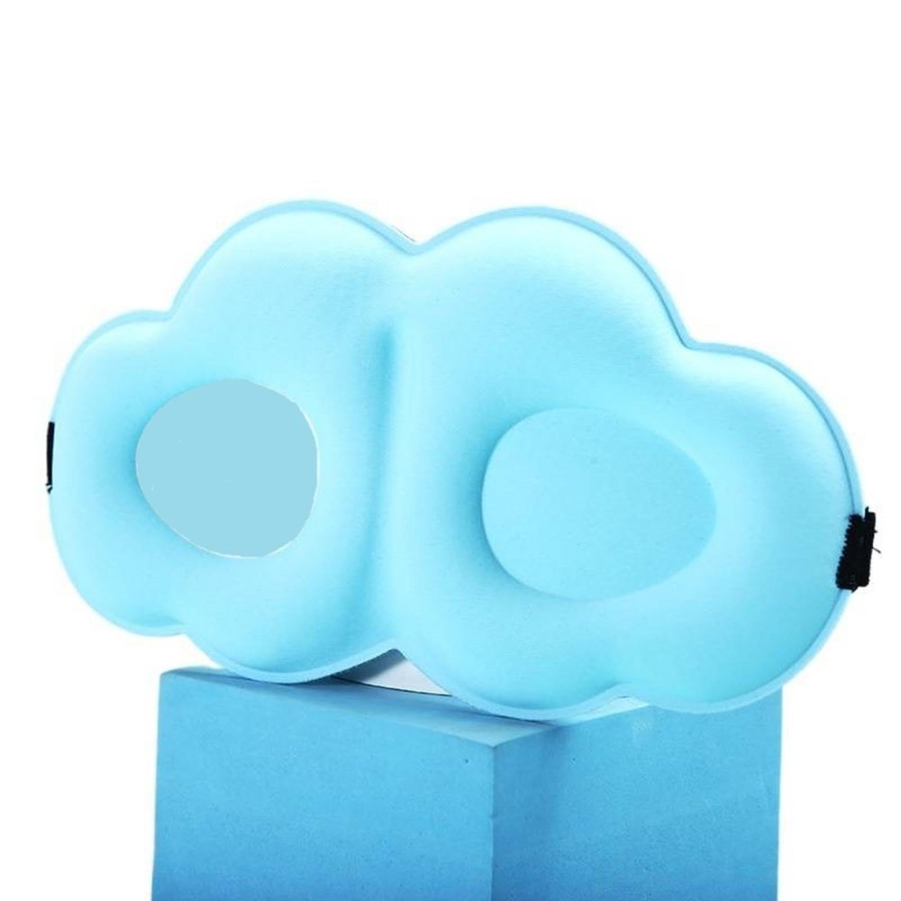 SnOwky Ice Silk 3D Cloud Macaron Eye mask Breathable Traceless Warm and Cool Double-Sided ice Silk Eye mask