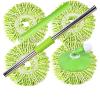 4 Pack Mop Head Spin Mop Replacement Head Round Shape Standard Size Microfiber Mop Head Refills with 360 Magic Mop Easy Cleaning (A) view 1