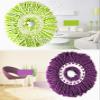 4 Pack Mop Head Spin Mop Replacement Head Round Shape Standard Size Microfiber Mop Head Refills with 360 Magic Mop Easy Cleaning (A) view 2