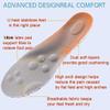 4D Cloud Technology Insole - Super Soft Comfort Insoles, Soft Foot Protection Cloud Feeling Insole, U-Shape Memory Foam Insoles, 4D Sports Memory Foam Insoles (Gray, Men 4-4.5/Women 5.5-6) view 3