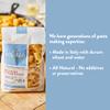 DeLallo Mezzi Rigatoni Pasta, 1 Pound Bag, Made with Only 100% Durum Wheat Semolina Flour, Made in Italy, Bronze Cut, Non-GMO, Kosher, Vegan, (7 Pack) view 3