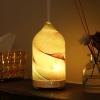 Essential Oil Diffuser Hand Blown Glass Aromatherapy Diffuser - Ultrasonic Cool Mist Scent Aroma Diffuser, Whisper Quiet with Auto Shut-Off, Timer Setting &7 Colors Night Light for Home view 1