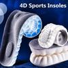 4D Cloud Technology Insole - Super Soft Comfort Insoles, Soft Foot Protection Cloud Feeling Insole, U-Shape Memory Foam Insoles, 4D Sports Memory Foam Insoles (Gray, Men 5-6/Women 6-7) view 3