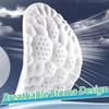 4D Cloud Technology Insole - Super Soft Comfort Insoles, Soft Foot Protection Cloud Feeling Insole, U-Shape Memory Foam Insoles, 4D Sports Memory Foam Insoles (Black, Men 5-6/Women 6-7) view 2