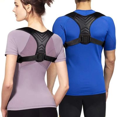 5-Star Comfortable Posture Corrector for Men, Women and Teenagers, adjustable, breathable corrector with Elastic Support Upper Back Brace, Shoulder, Lumbar Support Belt-Corset, Fits Discreetly Under Clothing.