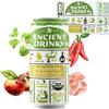 ANCIENT DRINKS Sekanjabin Apple Cider Vinegar Hydration Drink Organic Electrolyte ACV Beverage with Probiotics Ancient Persian Inspired Mint & Honey Vinegar Drink 16 oz Cans, 12 Pack view 1
