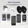 20 Packs TENS Unit Pads, Compatible with MEDVICE, NURSAL, Belifu TENS, Long-Lasting Electrodes Patches Reuse More Than 50 Times, 3.5mm Snap Latex-Free TENS Unit Replacement Pads for Electrotherapy view 2