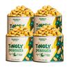 50Hertz Tingly Peanuts 5.5 oz Can (4 Pack)  Extra Large Crunchy Peanuts with Sichuan Pepper (Szechuan Peppercorn)  Tongue-Tingling Mala Numbing Snacks  35g Protein, Natural Dry Mouth Relief view 1