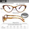 EYEURL 4-Pack Cat Eye Reading Glasses for Women Blue Light Blocking Fashion Computer Glasses Anti-Glare Cat Eye Readers For Women,1.5 view 3