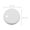 200pcs Disposable Paper Cup Lids Paper Covers for Cups for Coffee Juice Iced Tea Sturdy and Stackable Design for Home Hotel Restaurant Use view 2