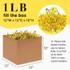 1LB Crinkle Cut Paper Shred Filler for Gift Box Bag and Basket On Holidays (Gold) view 2