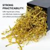 1LB Crinkle Cut Paper Shred Filler for Gift Box Bag and Basket On Holidays (Gold) view 4