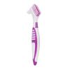 Airshi Denture Brush, 2Pcs Denture Toothbrush, Effective Purple Portable for Travel Indoor Outdoor Home view 3