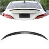 FSFY Rear Car Trunk Lid Wing, Roof Boot Window Spoiler Lip Tail Wing Exterior Decorate for Mercedes Benz CLA Class C117 CLA200 260 CLA45 2013 2014 2015 2016 2017 2018 2019, Carbon Black view 4