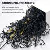 Corlcol 1LB Crinkle Cut Paper Shred Filler for Gift Box Bag and Basket On Holidays(Black&Gold) view 4