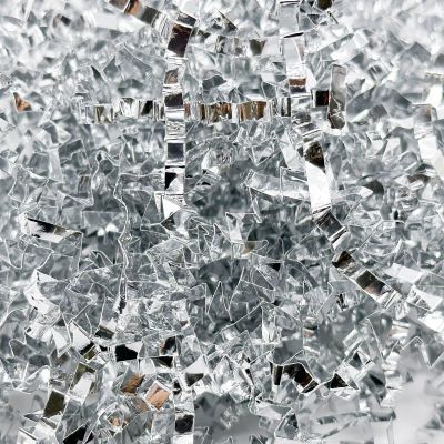 Corlcol 1LB Crinkle Cut Paper Shred Filler for Gift Box Bag and Basket On Holidays(Silvery)