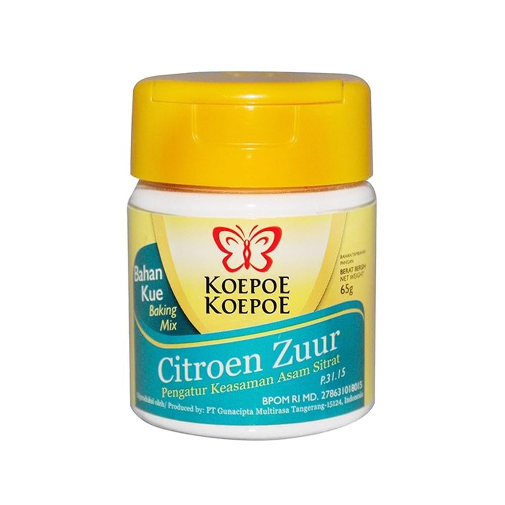 Koepoe Koepoe, Bahan Kue Baiking Mix series, Citroen Zuur, 65g (Pack of 1)