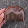 Handmade 100% Natural Black Gold Sandalwood Comb, Anti-Static Handmade Gift Comb, Gifts for Mom, Mother's Day Birthday Gift view 3