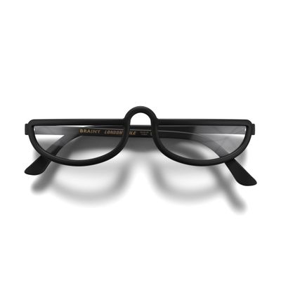LONDON MOLE Brainy reading glasses | Cool half moon shaped readers | Mens Womens Unisex | Spring hinges