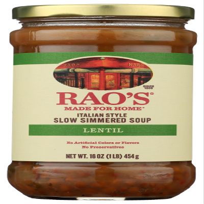 Rao's Homemade Italian Style Slow Simmered Soup, Lentil, 16 Ounce (Pack of 6)