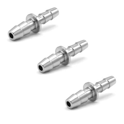 3PCS Metal NIBP 10233 Connector with Dual Barbed, Blood Pressure Monitor Cuff Connector, Air Hose Adapter