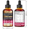 USDA Organic Vitamin B-Complex B5 Pantothenic Acid | B12 Methylcobalamin | B1 Thiamine | B6 Pyridoxine | B7 Biotin | B9 Folic | B3 Niacinamide - B Complex Liquid Drops, Made in USA Supplement, 2fl oz view 2