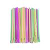 100pcs Snow Cone Straws Spoon Straws Plastic Spoon Straws Disposable Snow Cone Spoon Straws Disposable Slushie Straws With Spoon view 1