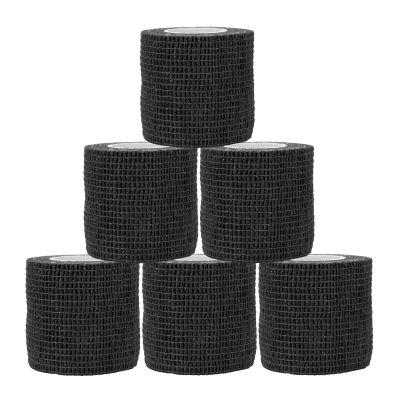 BAMTTOO Tattoo Grip Tape Wrap 6pcs Self Adhensive Bandage Grip Tapes Cover Rolls Sports Adherent Tape Tattoo Supplies (6pcs Grip Tape)