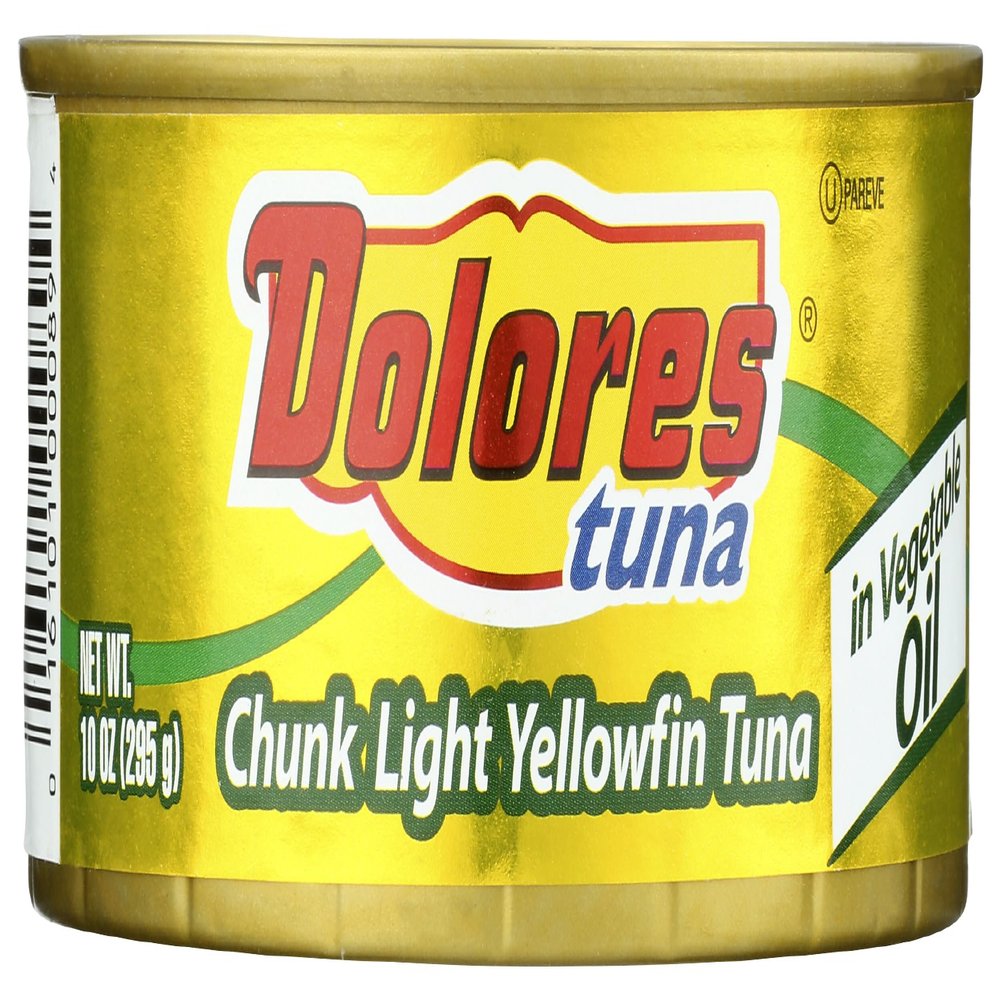 Dolores Chunk Light Yellowfin Tuna In Vegetable Oil, 10 Ounces (Pack Of 24)