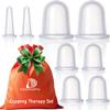 Cupping Kit for Massage Therapy - by DoSensePro 8 Silicone Massage Cups for Arthritis Relief, Pain Reduction, Anti-Aging & Cellulite Treatment - Cupping Set Massage Therapy Cups (2XL, 4L, 2M) view 1