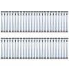 50Pcs Disposable Wheat Straw Soft Travel Toothbrushes with Tube - Portable Colorful Oral Care Toothbrushes for On The Go(Blue) view 2
