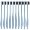 50Pcs Disposable Wheat Straw Soft Travel Toothbrushes with Tube - Portable Colorful Oral Care Toothbrushes for On The Go(Blue) view 4