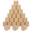 24Pack Self Adherent Cohesive Wrap Bandages Non Woven Cohesive Bandage Elastic Self Adhesive Bandage Wrap Sport Athletic Tape First Aid Tape for Wrist Ankle Pet Vet Wrap Grip Cover 2 inch (Skin Color) view 1