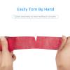 24 Pack Self Adherent Cohesive Wrap Bandages Non Woven Cohesive Bandage Elastic Self Adhesive Bandage Wrap Sports Athletic Tape First Aid Tape for Wrist Ankle Pet Vet Wrap Grip Cover 2 inch (Red) view 3