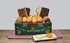 All Occassion Double Layer Fruit & Bakery Gift Box - (All Occassion Gift, Sympathy Basket, Bereavement Gift, Holiday, Thank You Gift, Corporate Gift) - Delicious Orchards view 1