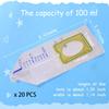 60 PCS Pediatric Urine Bag Collectors, Disposable Baby Clear Catcher Pouch Individually Pee Bags Spill Proof Baby Urine with Adhesive Surface for Kids Urine Collection view 2