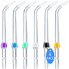 Replacement Tips for Waterpik Water Flosser, Replacement Orthodontic Tips Compatible with Waterpik Water Flossers and Other Brand Oral Irrigators (6-Pack) view 1