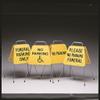 Portable Self-Folding Funeral No Parking Traffic Guides (No Parking) view 1